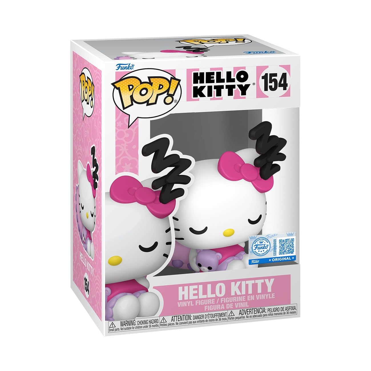 Funko Pop! Sanrio: Hello Kitty Sleeping - Amazon Exclusive - Collectable Vinyl Figure - Gift Idea - Official Merchandise - Toys for Kids & AdultsFans - Model Figure for Collectors and Display