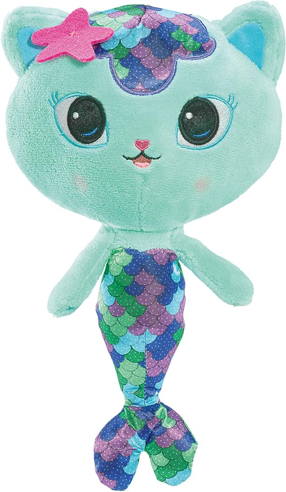 Schmidt Spiele 42786 Gabby's Dollhouse Meerkitty Plush Figure, 28 cm, Regular, Pink