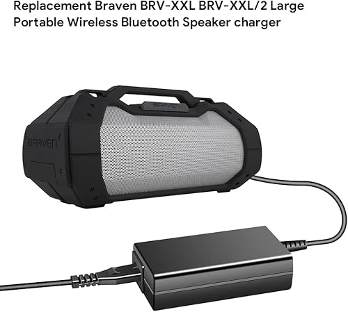 Miniatura 3 de HKY Adaptador de CA para altavoz Gemini Sound GLS-550 GLS-880, Braven BRV-XXL BRV-XXL2 grandes, Thrustmaster T248 T248P T248X T248-X T128-X T128