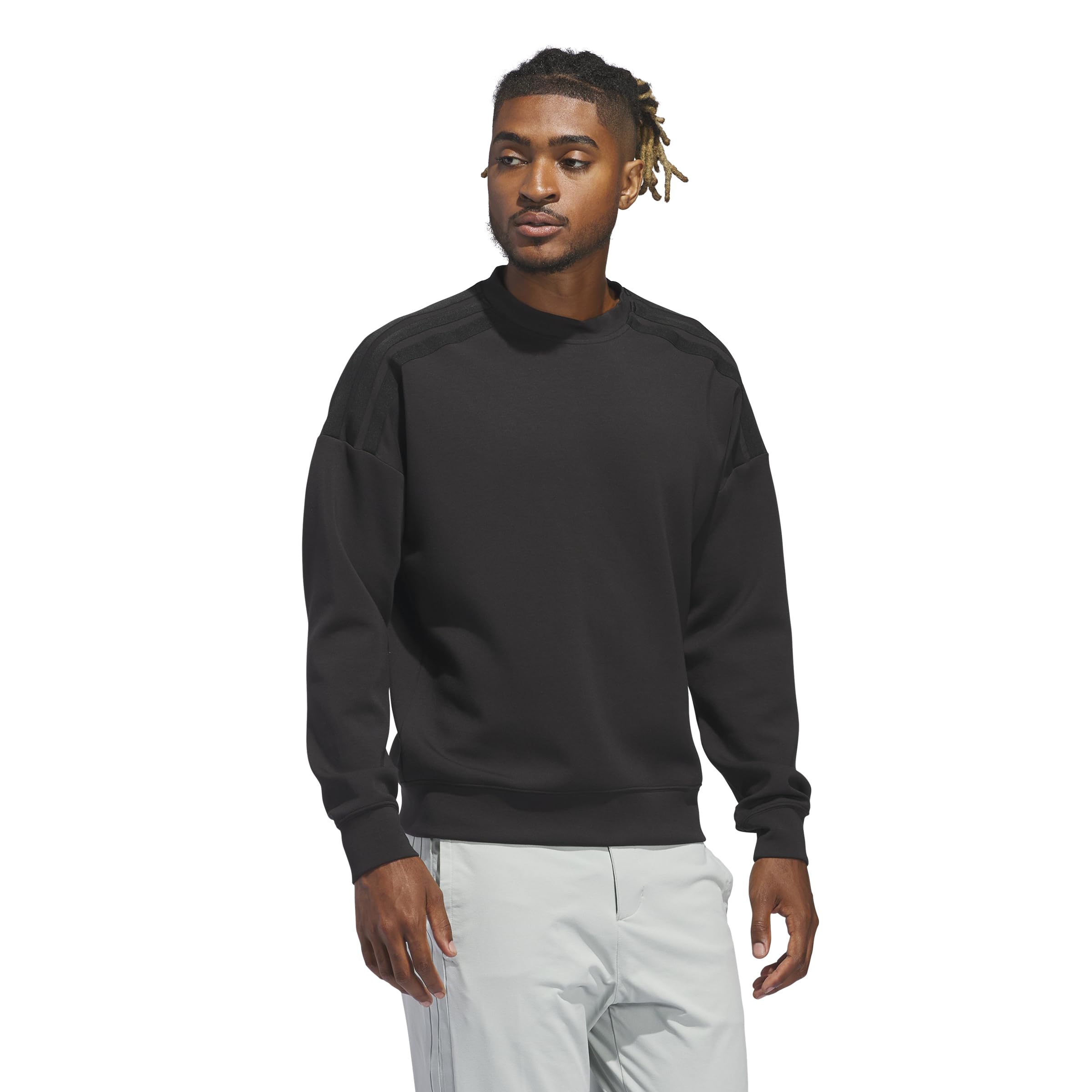 adidas Mens Beyond Modal Pullover, Black, S