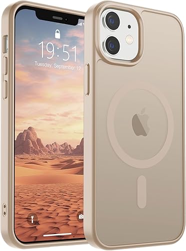 Miniatura 89 de SUPFINE - Funda magnética para iPhone 14 Pro Max (compatible con MagSafe), (protección contra caídas de grado militar de 10 pies), delgada, Negro