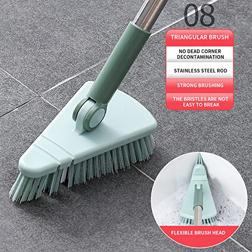 Stainless Steel Pool Brush with Pole, Handle Swimming Pool Brushes for