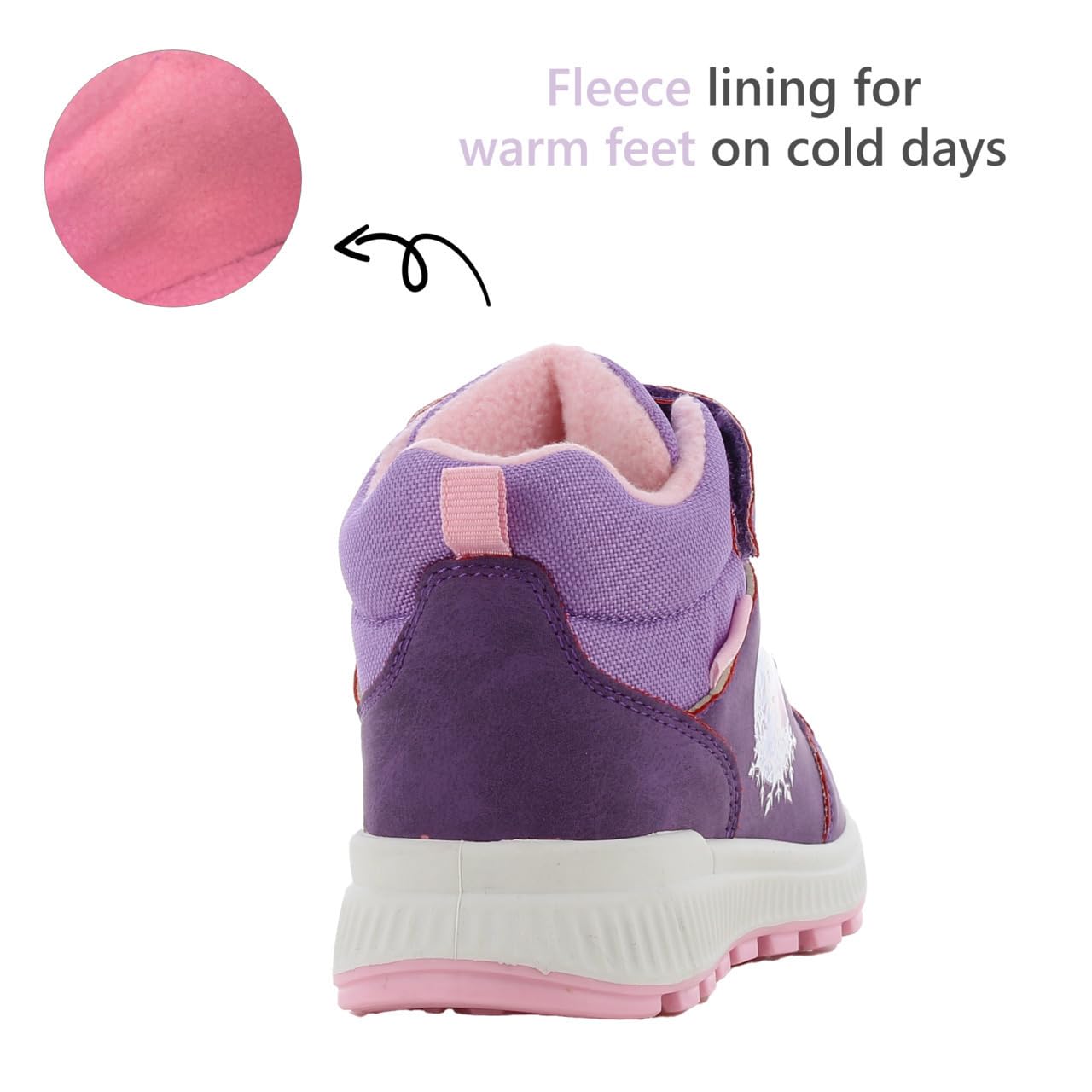 Leomil Frozen Stivali da Neve Bambini Inverno Caldi | Scarpe con Invernali Bambine, Stivaletti Invernali, Suola antiscivolo per i giorni freddi d’inverno, Disney Frozen