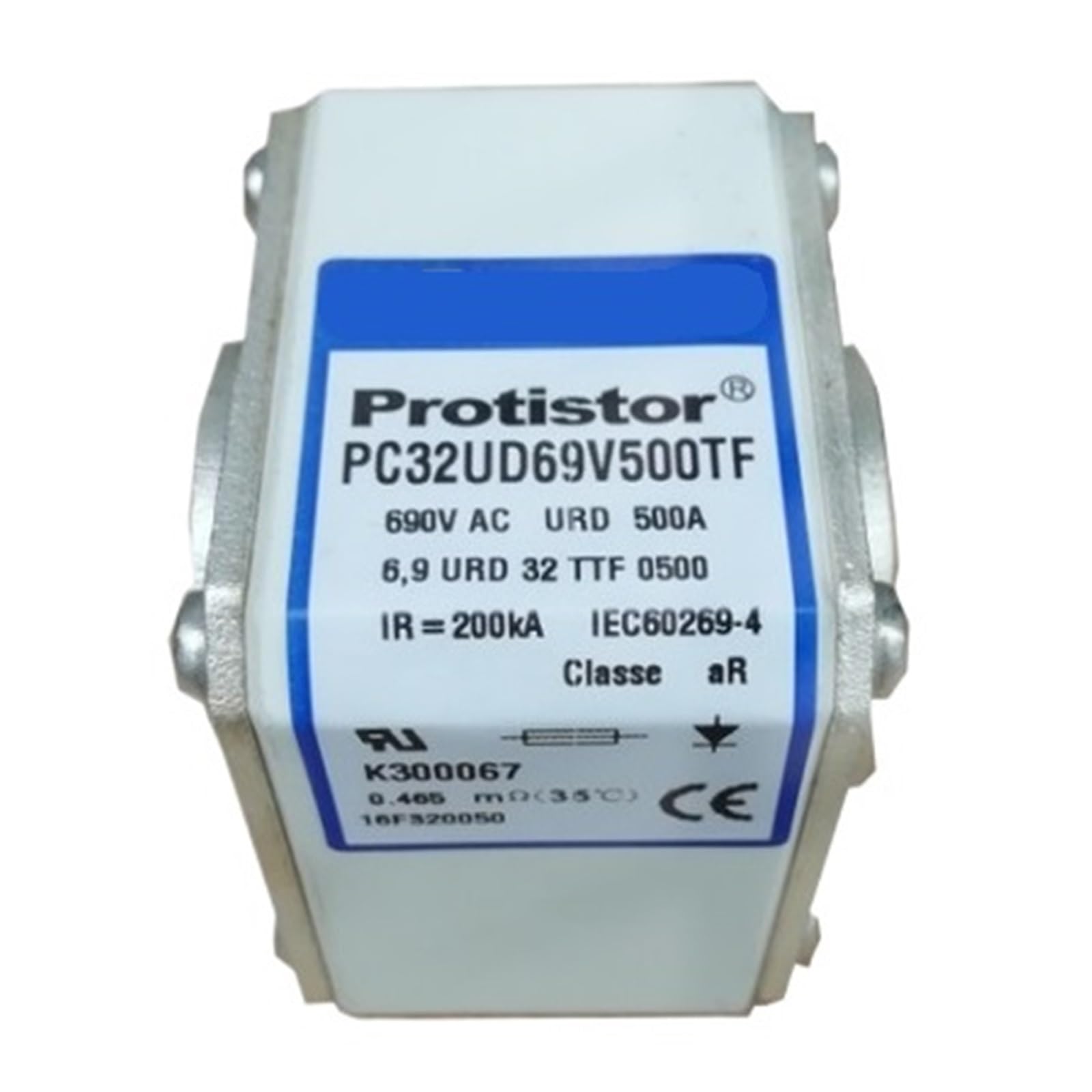 CLBSWYEJK Fuse PC32UD69V500TF K300067 500A 690V PC32UD69V550TF L300068 PC32UD69V630TF M300069 PC32UD69V700TF PC32UD69V800TF(PC32UD69V800TF)