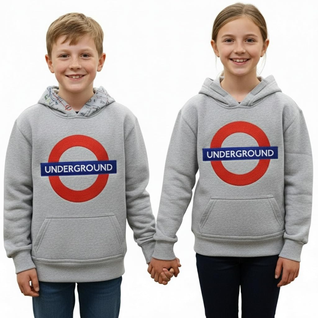 Kids Licensed Chain Stitch Embroidery Hoodie