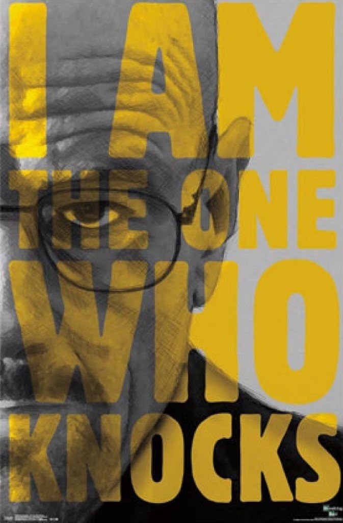 I am The one who Knocks 22x34 Television Poster
