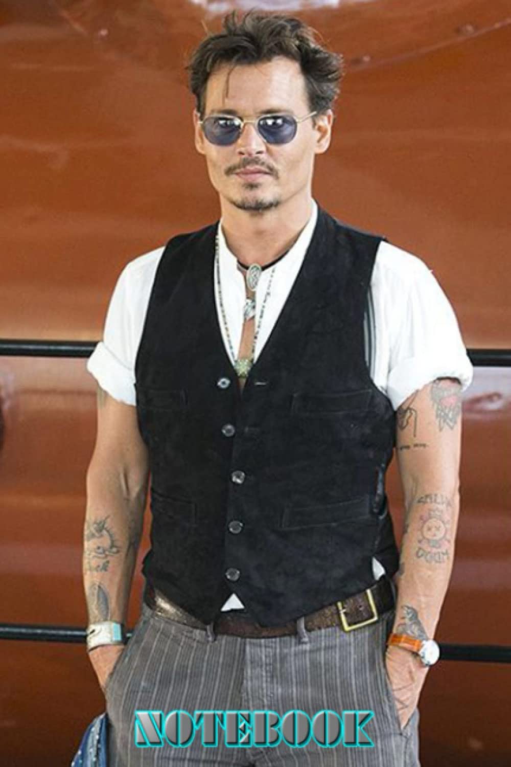Independently Published Johnny Depp Day Planner Notebook 2021, 103 Pages, Black, A5 Size, Daily Planner, Adults
