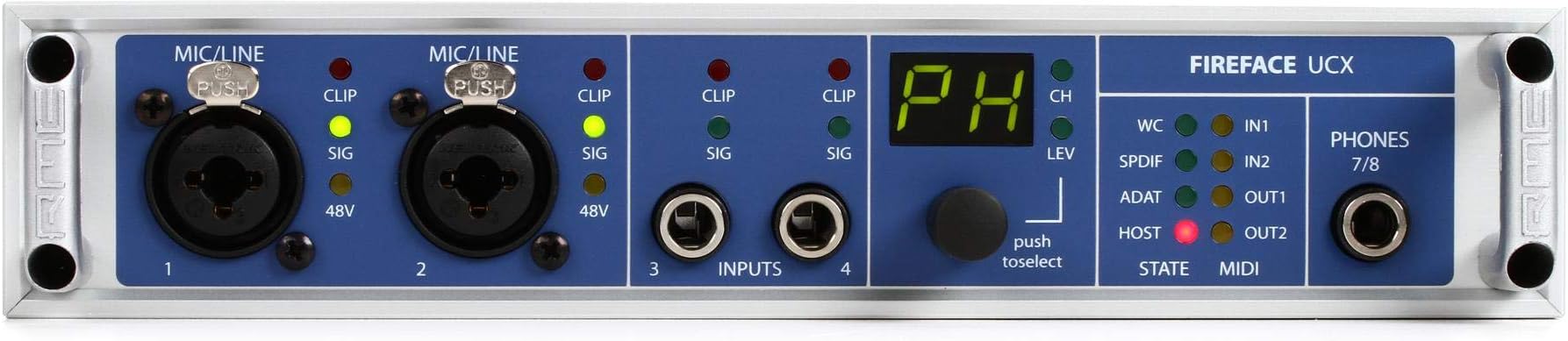 RME Fireface UCX 36 Channel 24 Bit 192kHz High-End USB and FireWire Audio Interface