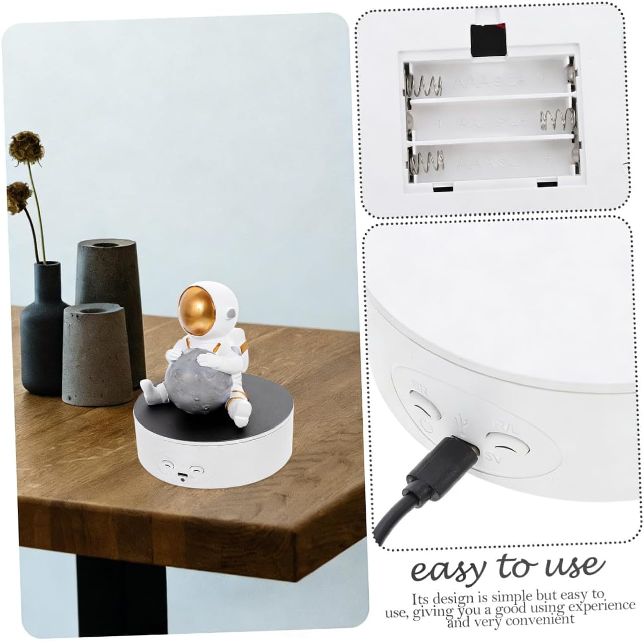 Cabilock Silent Display Turntable Stand for Household Use Multi-function Rotating Base with Color Backgrounds for Photography and Collectibles Display