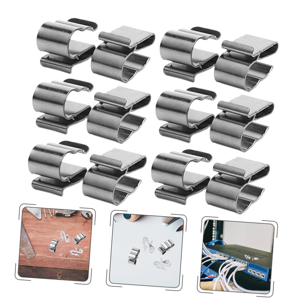 VANZACK 150stücke Edelstahl Kabelklemmen Für Solarpanels Photovoltaik Kabelclips Mit Sicherer Fixierung Und Einfacher Installation Für Verschiedene Kabeldurchmesser Und Anwendungen