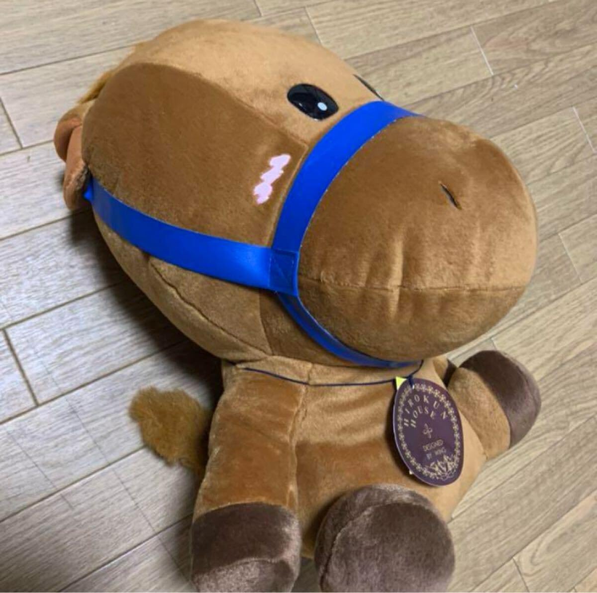 レトロ　ヒロクンハウス　ジャージー＆バッファロー　ぬいぐるみ　2コセット　中古品 平成レトロ ヒロクンハウス ぬいぐるみ 牛 マスコット セット