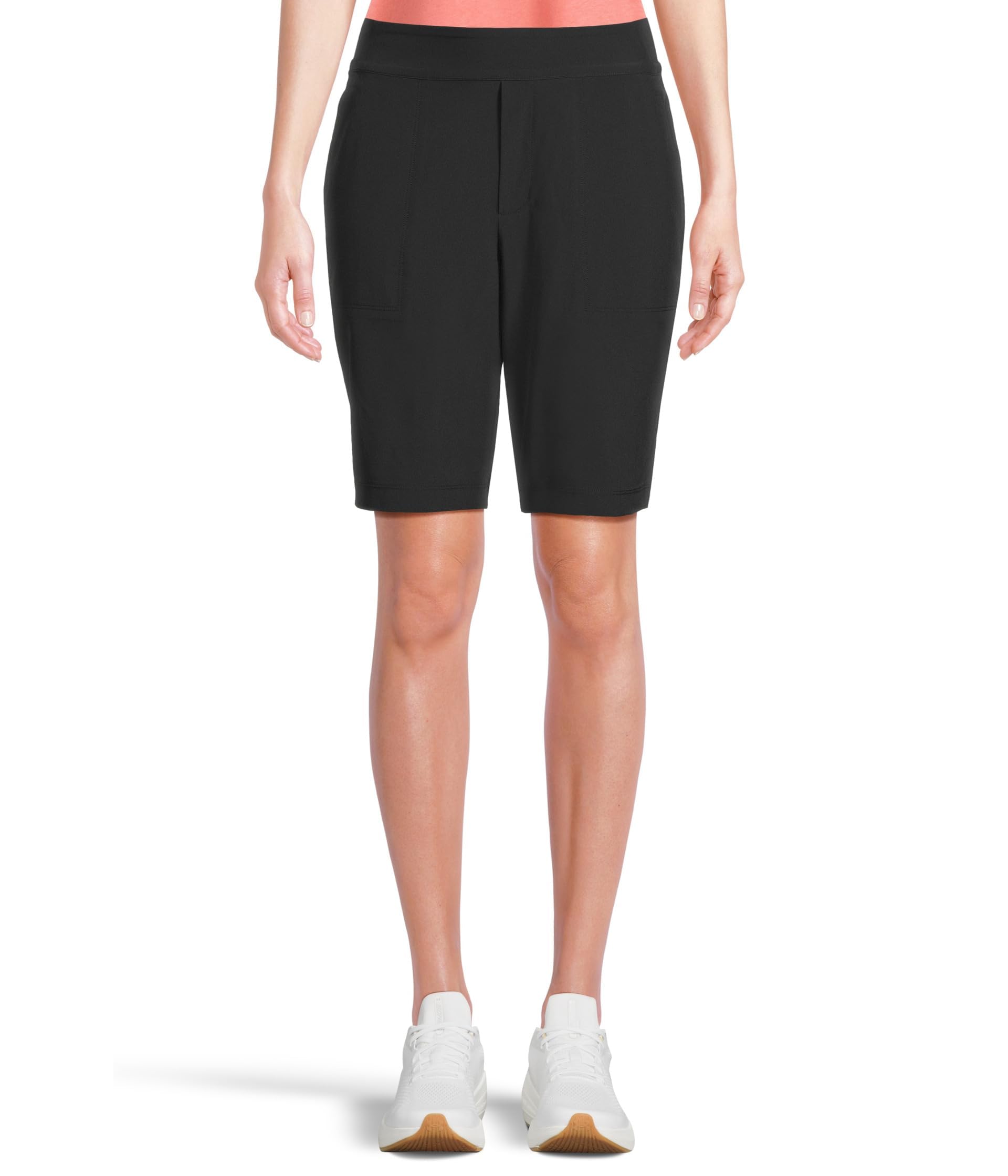 Skechers Go Walk Skechweave Bermuda Short, Noir épais, XS Femme