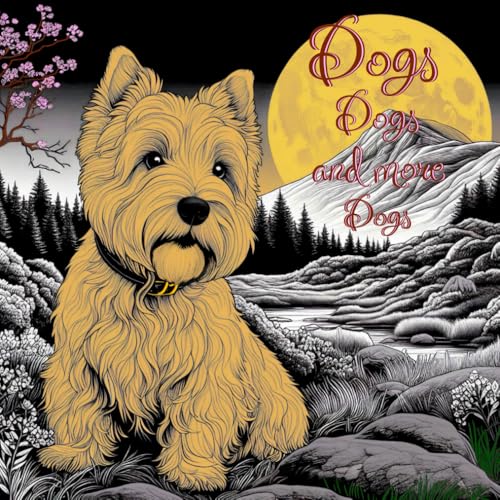 Dogs Dogs and More Dogs Coloring Book: By A Cozy Bundle Publishing image 2
