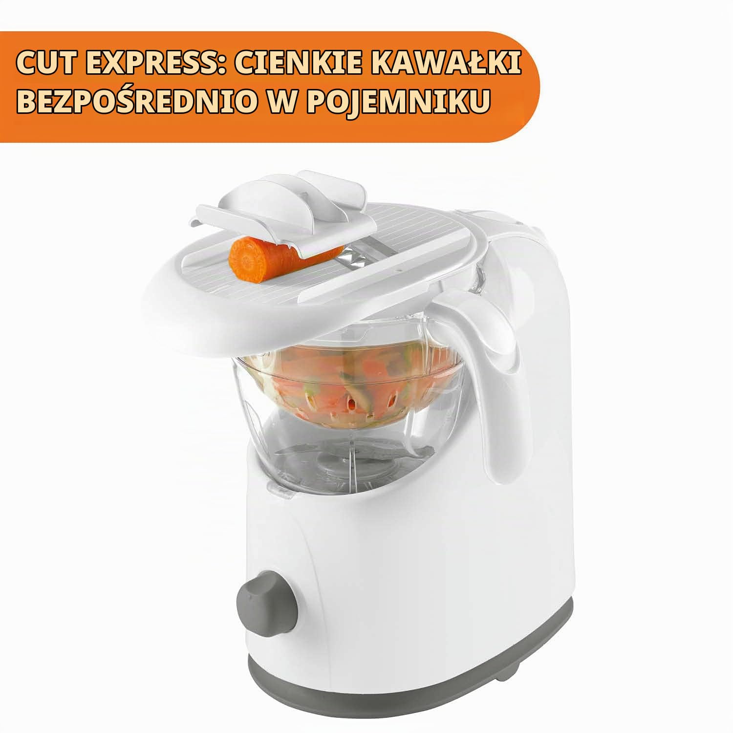 Chicco 06776 parowar "Easy Meal", bez BPA, wielokolorowy