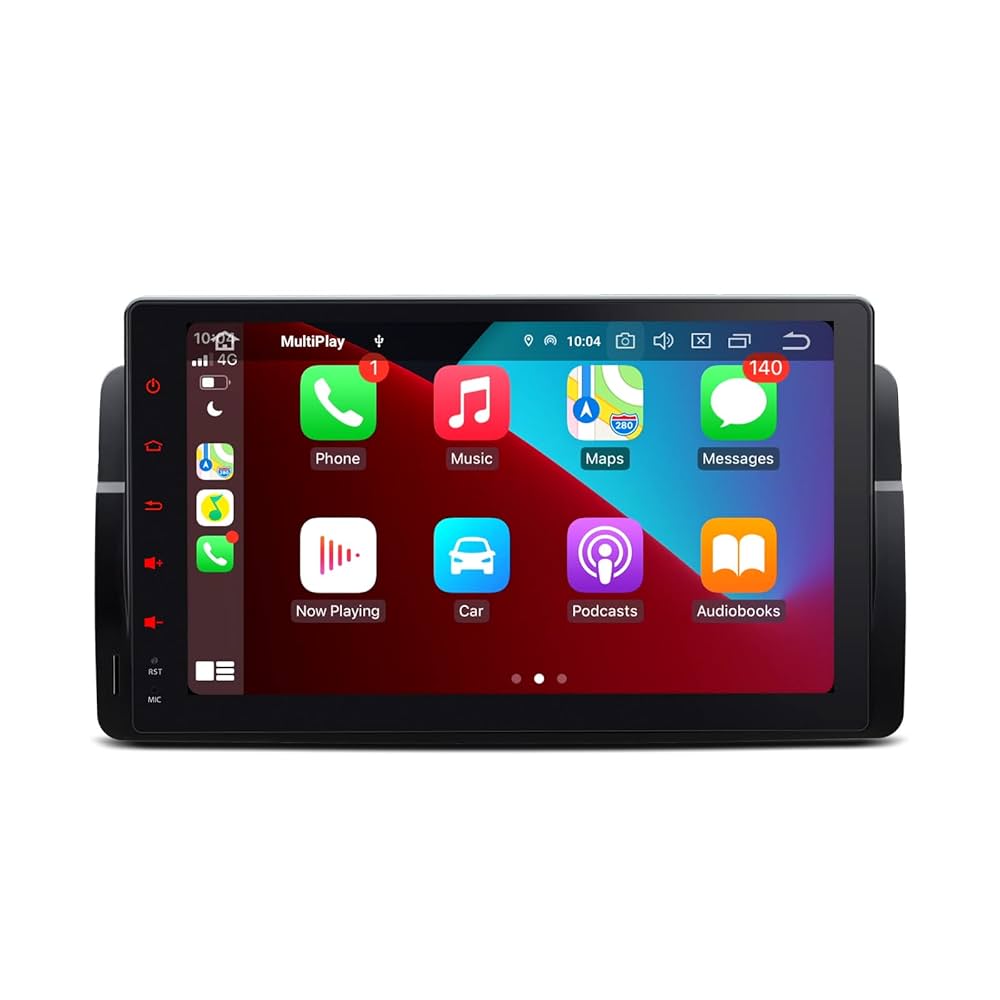 XTRONS 10.1 Inch Android 11 Car Stereo GPS Navigation Qualcomm Hexa Core 4+64GB ROM Single DIN Radio Player Built-in DSP CarAutoPlay Bluetooth Support HDMI/RCA Output 4K Video DAB+ TPMS DVR Universal