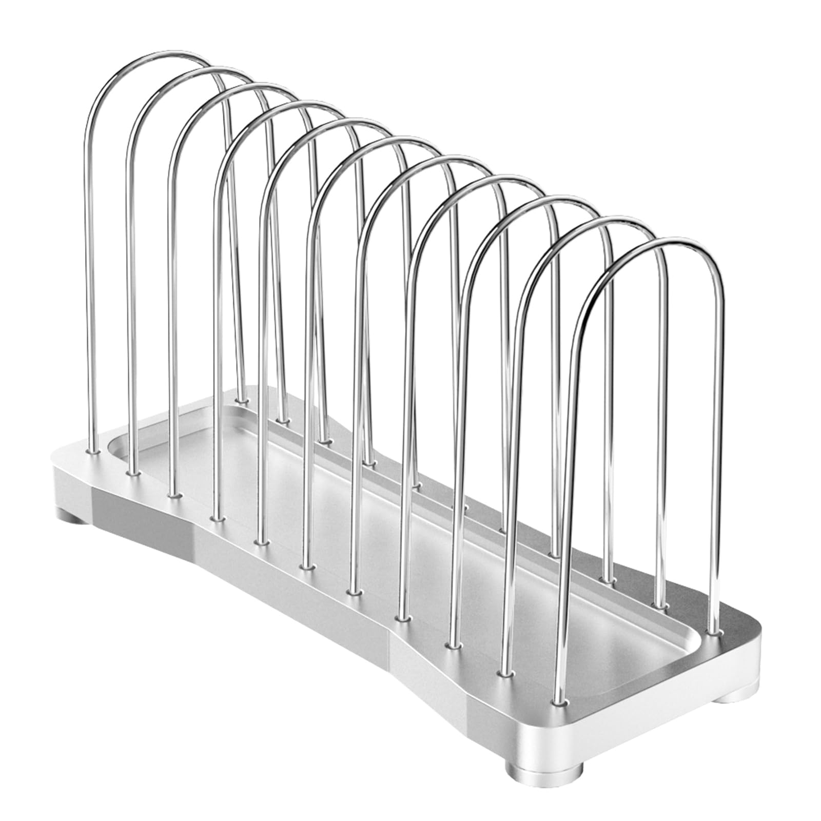 PENCHEAK Heavy-Duty Record Shelf 10-Slot Space-Saving Rack, Design, for Albums & Books Record Display Stand