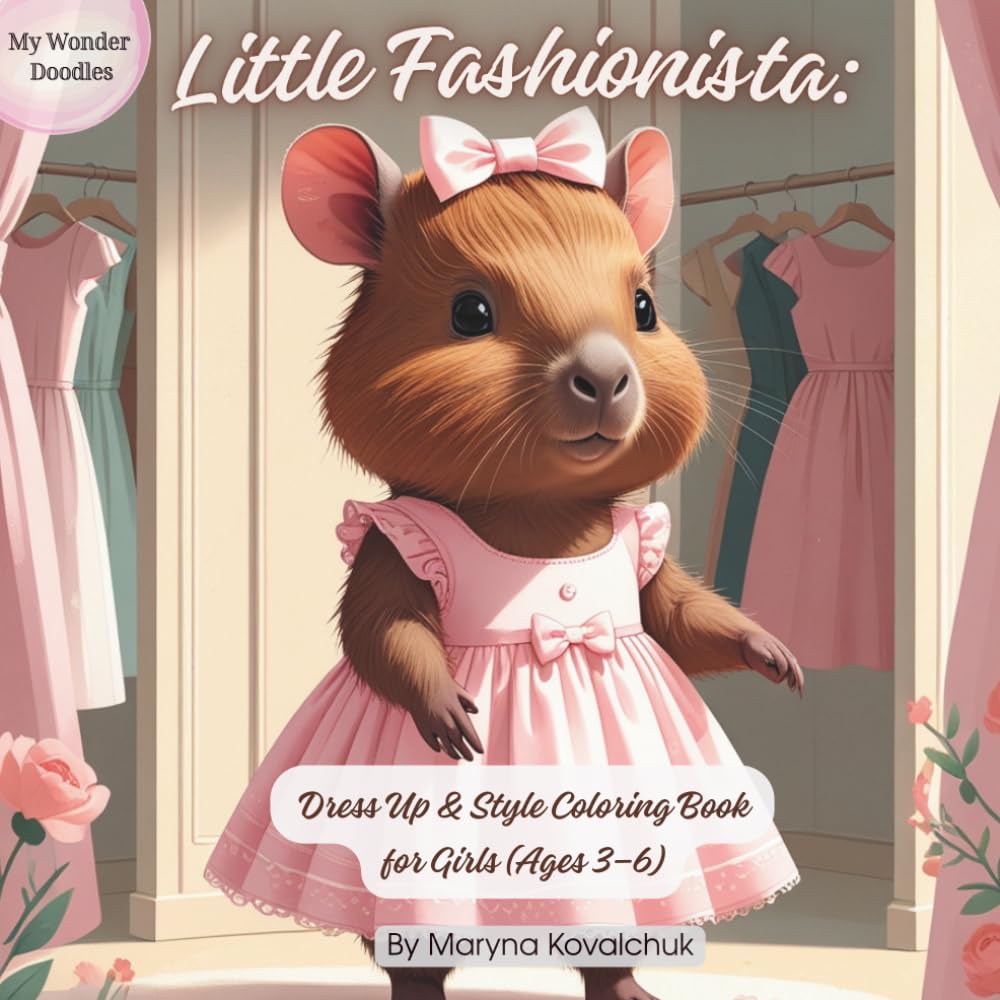 Little Fashionista: Dress Up & Style Coloring Book for Girls (Ages 3–6) (My Wonder Doodles)