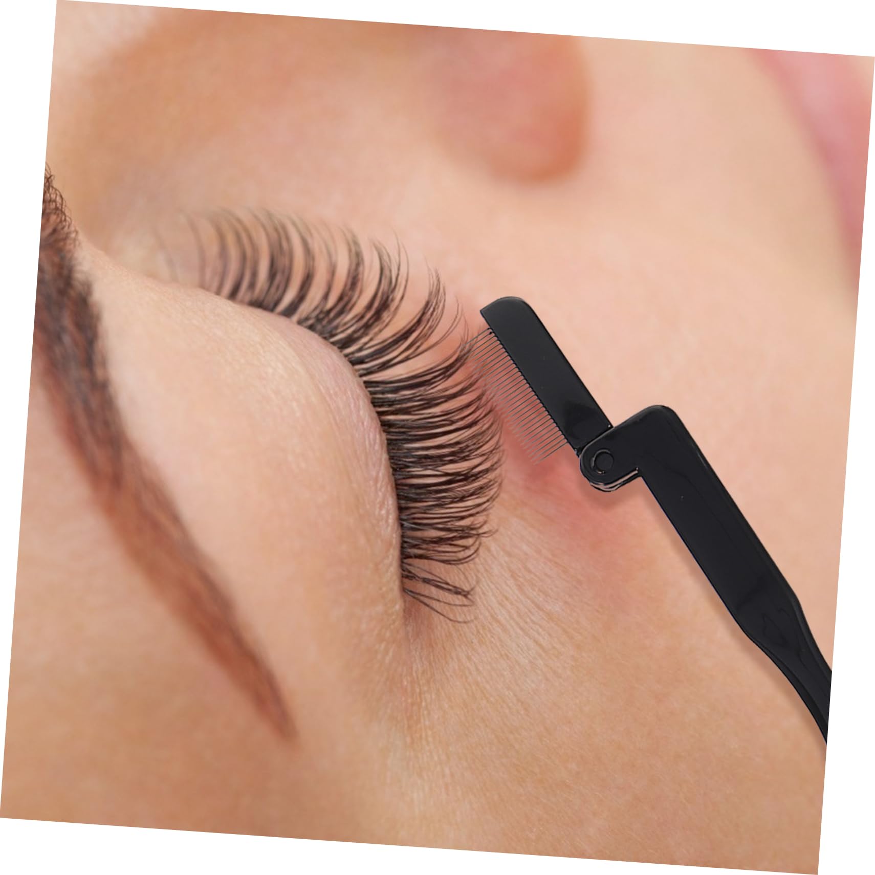 DOITOOL 9stücke Mini Augenbrauenkamm Wimpernbürste Für Präzises Make-up Und Tragbar Für Augenbrauen Und Wimpernpflege Schwarz