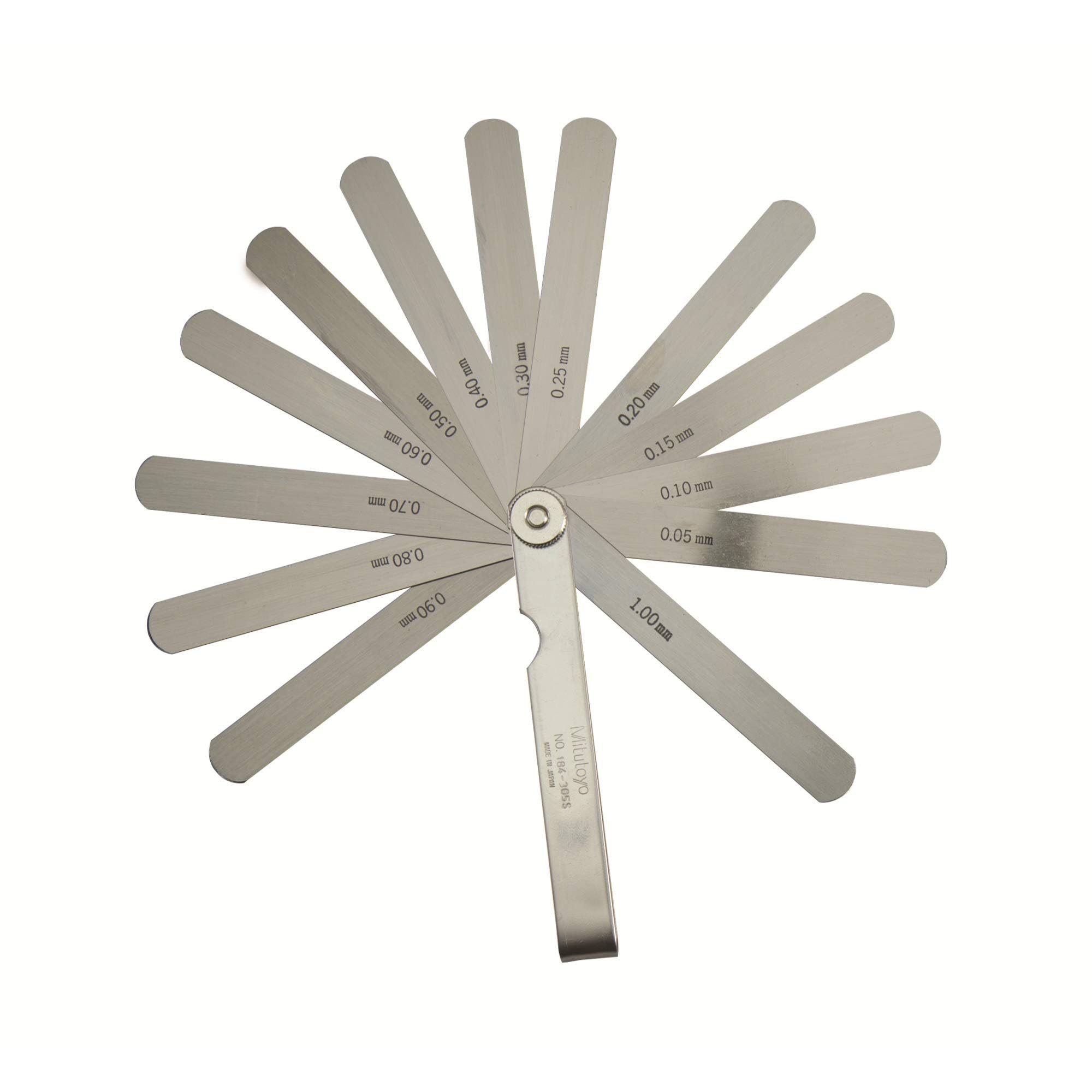 Mitutoyo – 184 – 305S Medidor de espesor, Rango de 0,05 mm-1 mm, 100 mm de largo