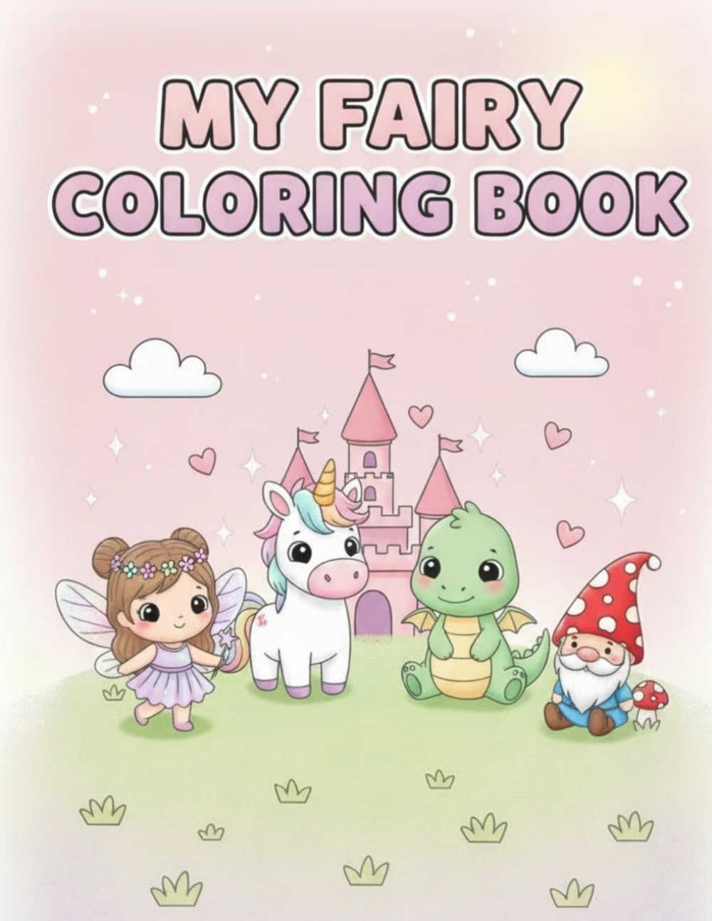 MY FAIRY COLORING BOOK: Fairy Coloring Book for Kids
