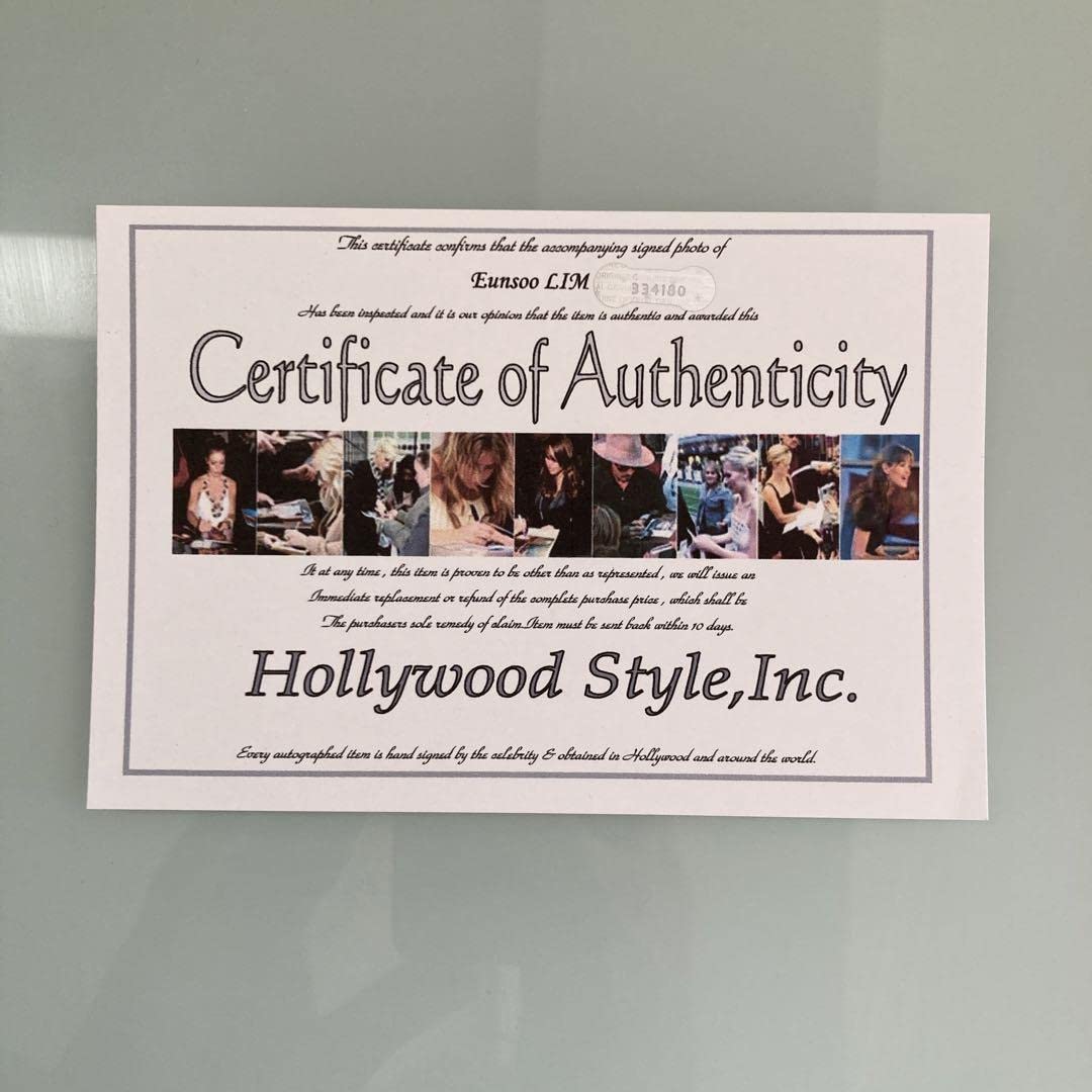 Amazon.co.jp: 中…イムウンス直筆サイン入り超大型写真…韓国の