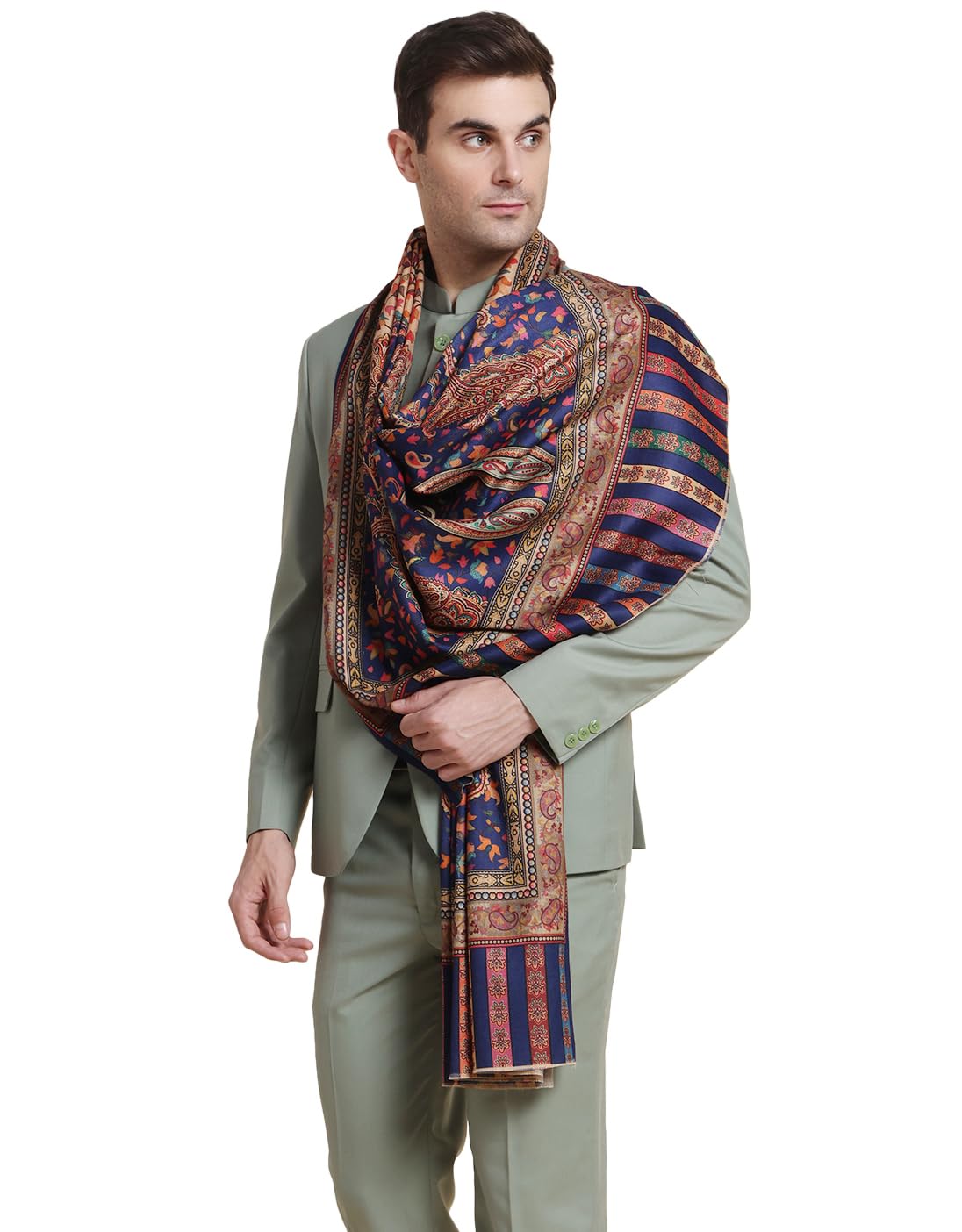 weavers villa Men Pashmina Shawl-picture-31