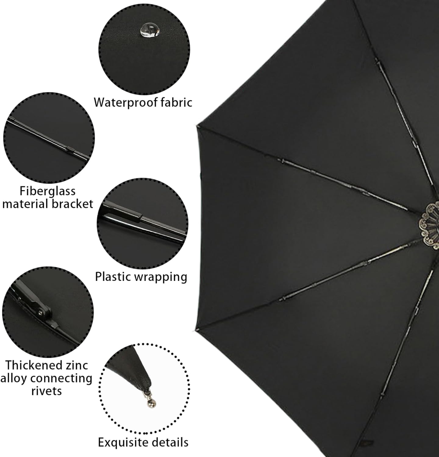 Katana Umbrella Samurai Umbrella Full-Automatic Katana Umbrella Wind Resistance & Rust-Proof Strong Umbrella Portable Stylish Sword Umbrella for Men Gifts Cosplay Decoration