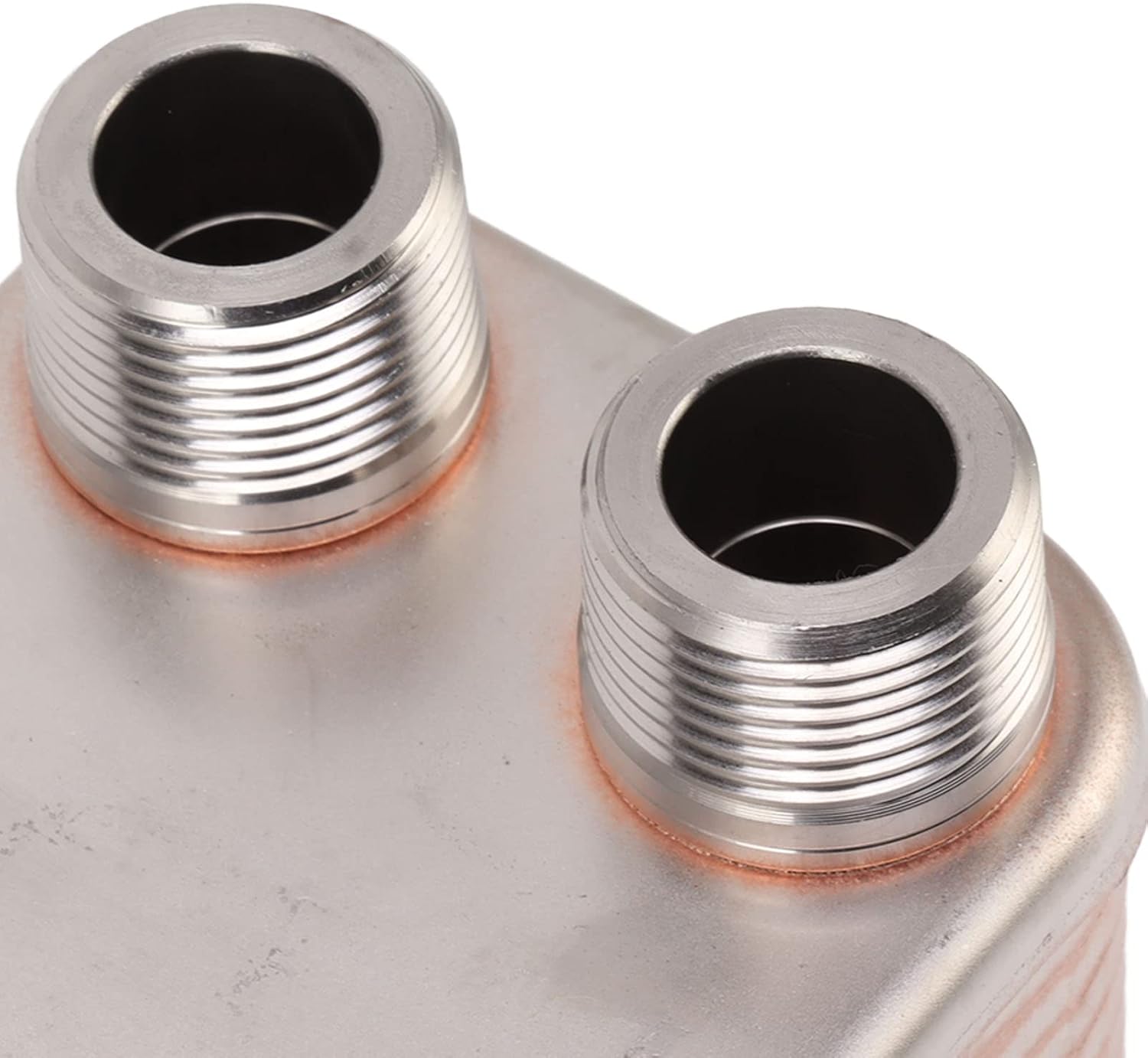 Plate Chiller Compact Heavy Duty Stainless Steel Brazed Plate Heat Exchanger for Beer Wort Water Cooling with 304 Stainless Steel 99.9% Copper Brazing 3.0 MPa Design Pressure