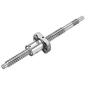 uxcell BallScrew SFU1204 Dia 12mm, Lead 4mm, Length 200mm with Ball Screw Nut Anti Backlash Ball Screw Kit Standard End Machining for BK/BF12 CNC Machine Parts