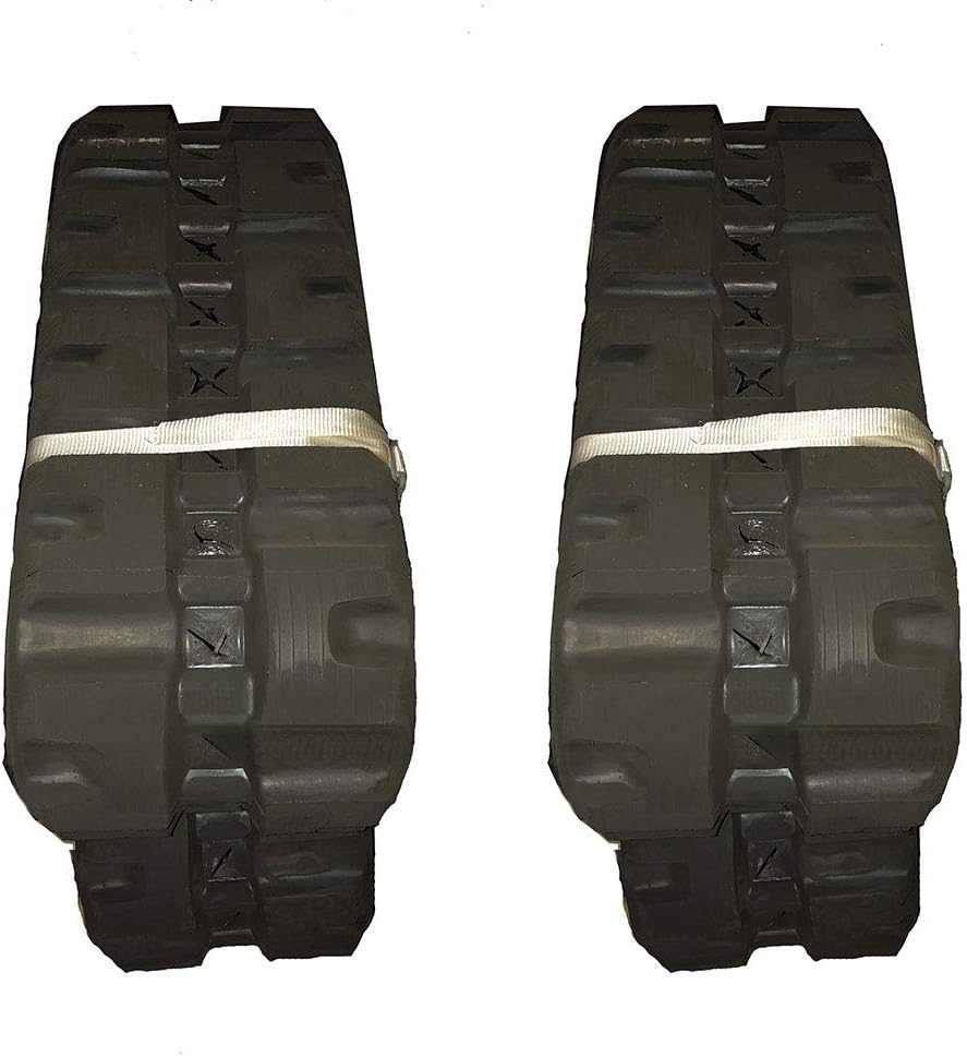 One Set (Two Pieces) of New 320X86BCX49 Rubber Tracks Made to Fit Bobcat Models T180 T180H T190 T190H & Replaces Part Number 6680161