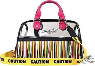 Harley Quinn Birds of Prey Caution Tape Tassel Handbag