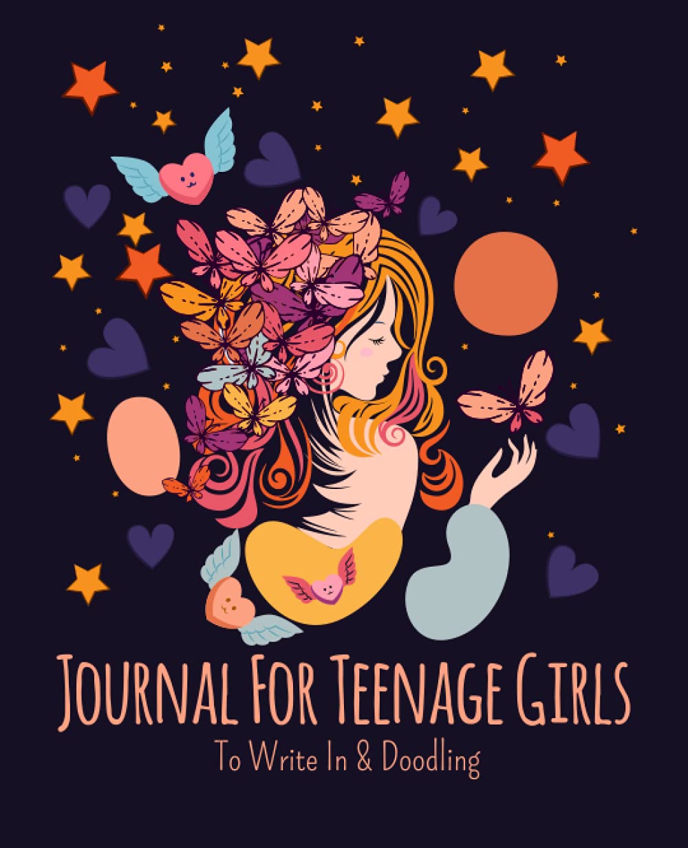 Journal For Teenage Girls To Write In & Doodling: Interactive Journal For Teenage Girls