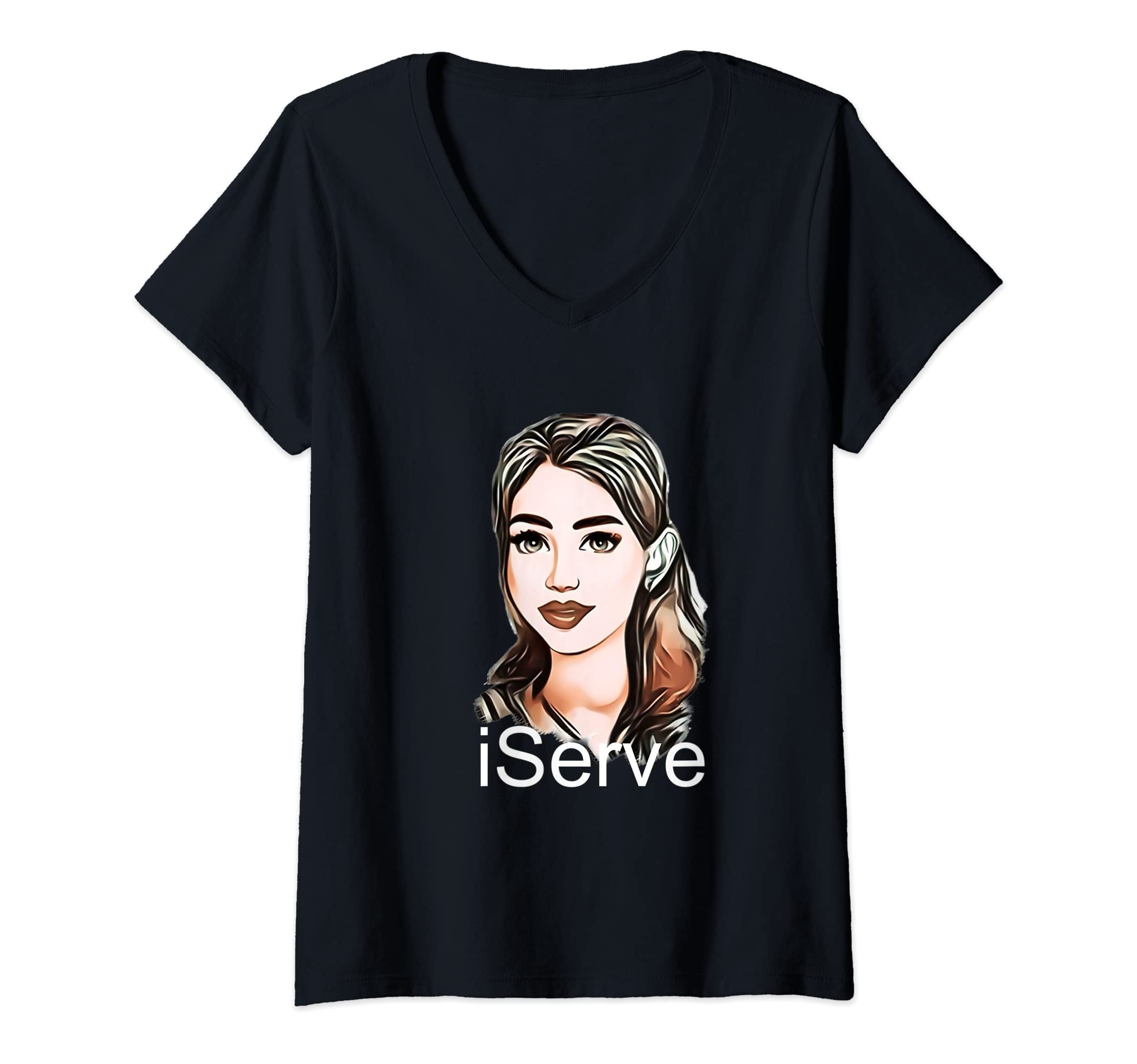 Womens iServe V-Neck T-Shirt