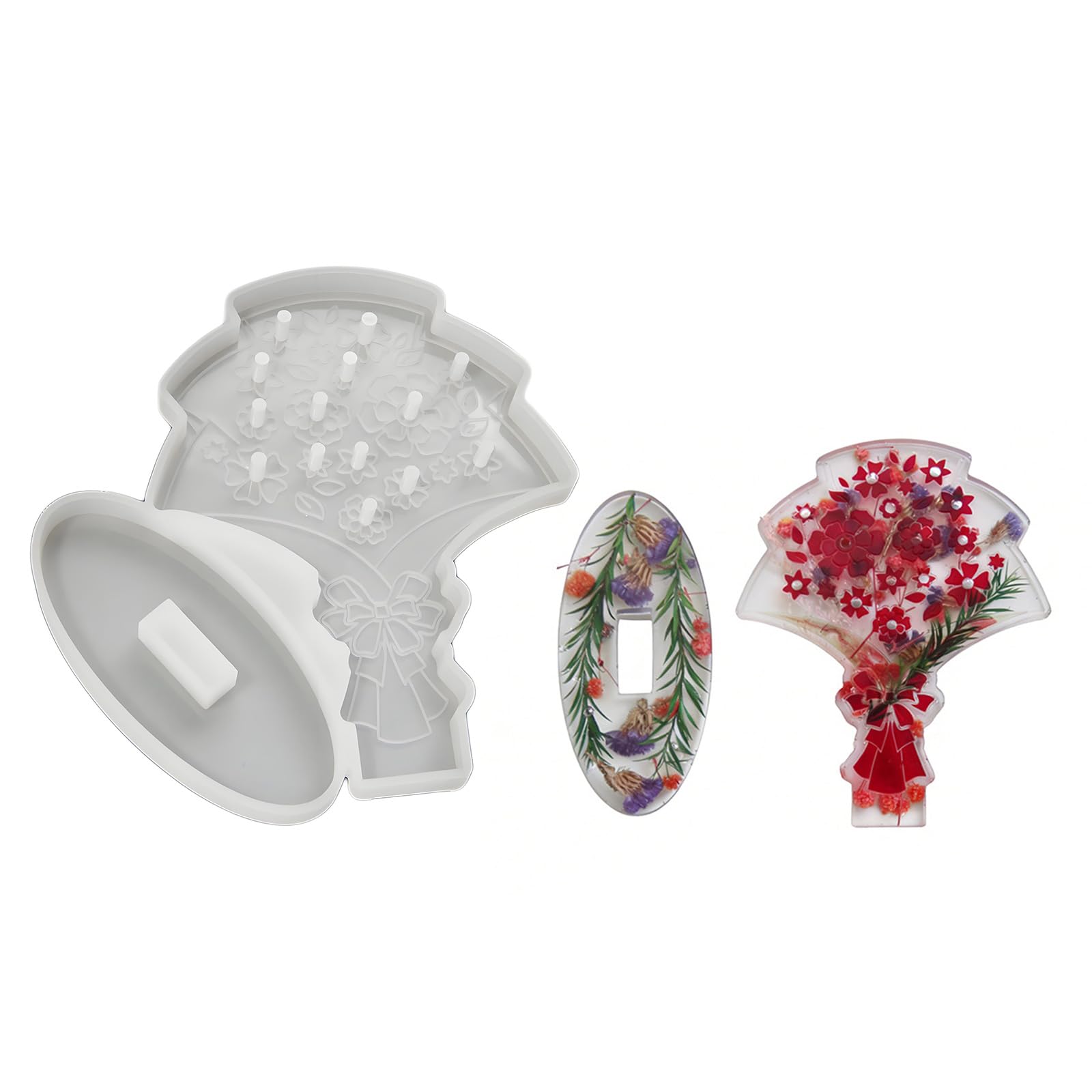 GMBYLBY Artistic Flower Display Silicone for Craft Projects and Centerpieces Silicone Bouquet Maker
