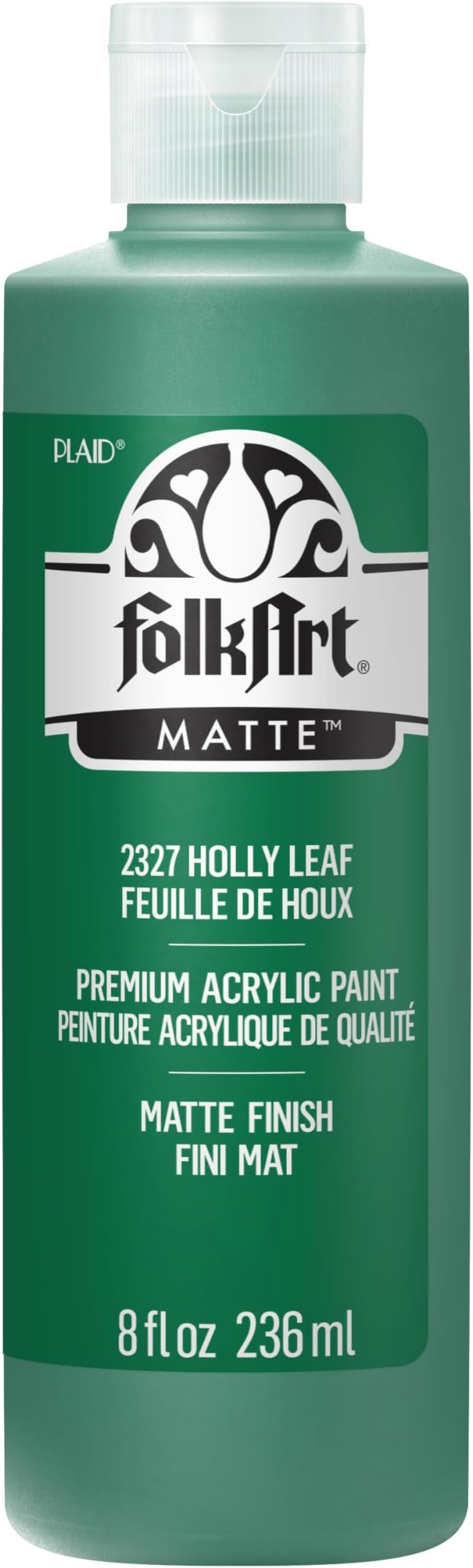 FOLK ART ACRYLIC 8OZ HOLLY LEAF