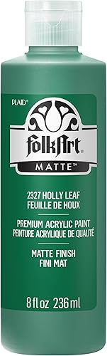 FolkArt Pintura acrílica, 8oz, hoja de acebo