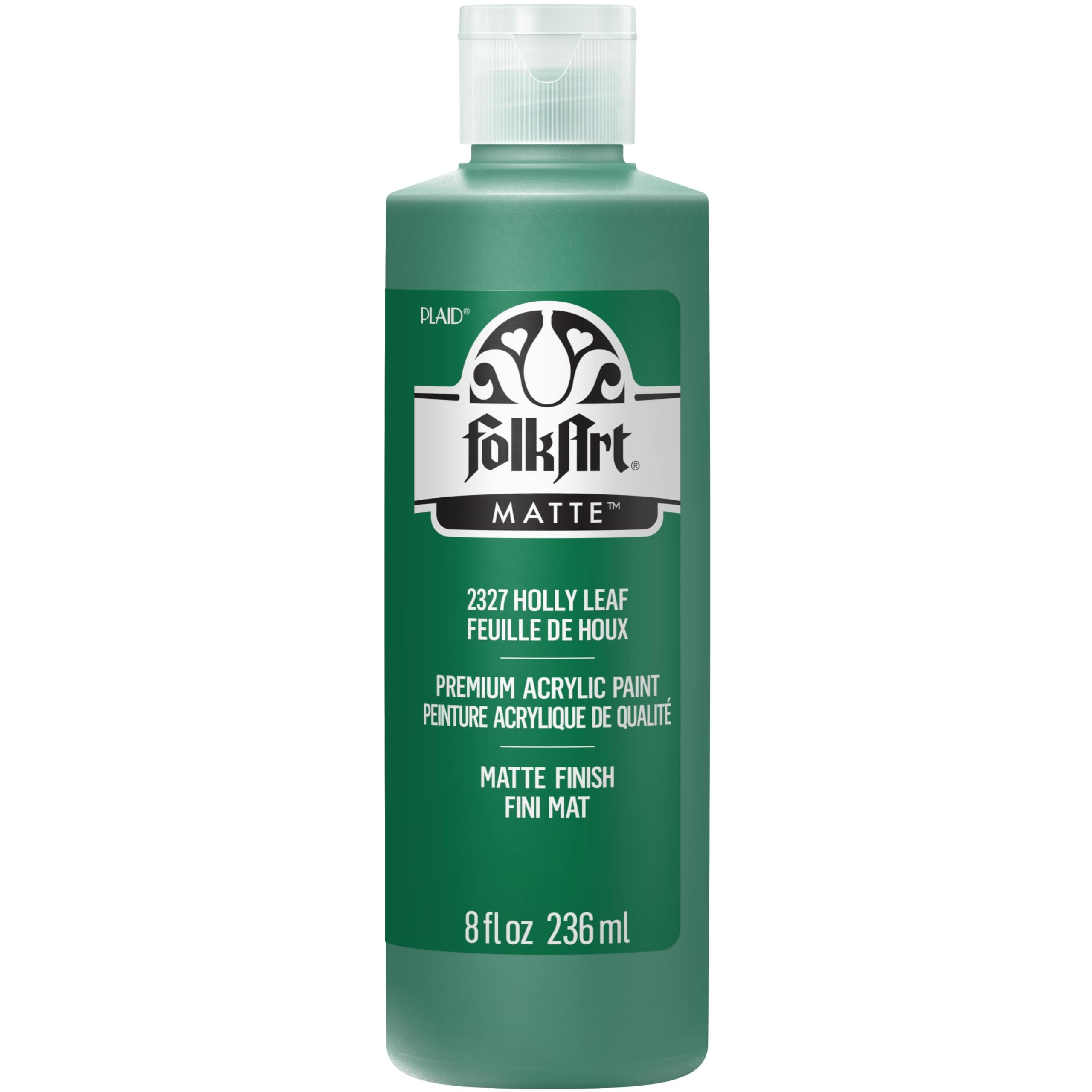 FOLK ART ACRYLIC 8OZ HOLLY LEAF