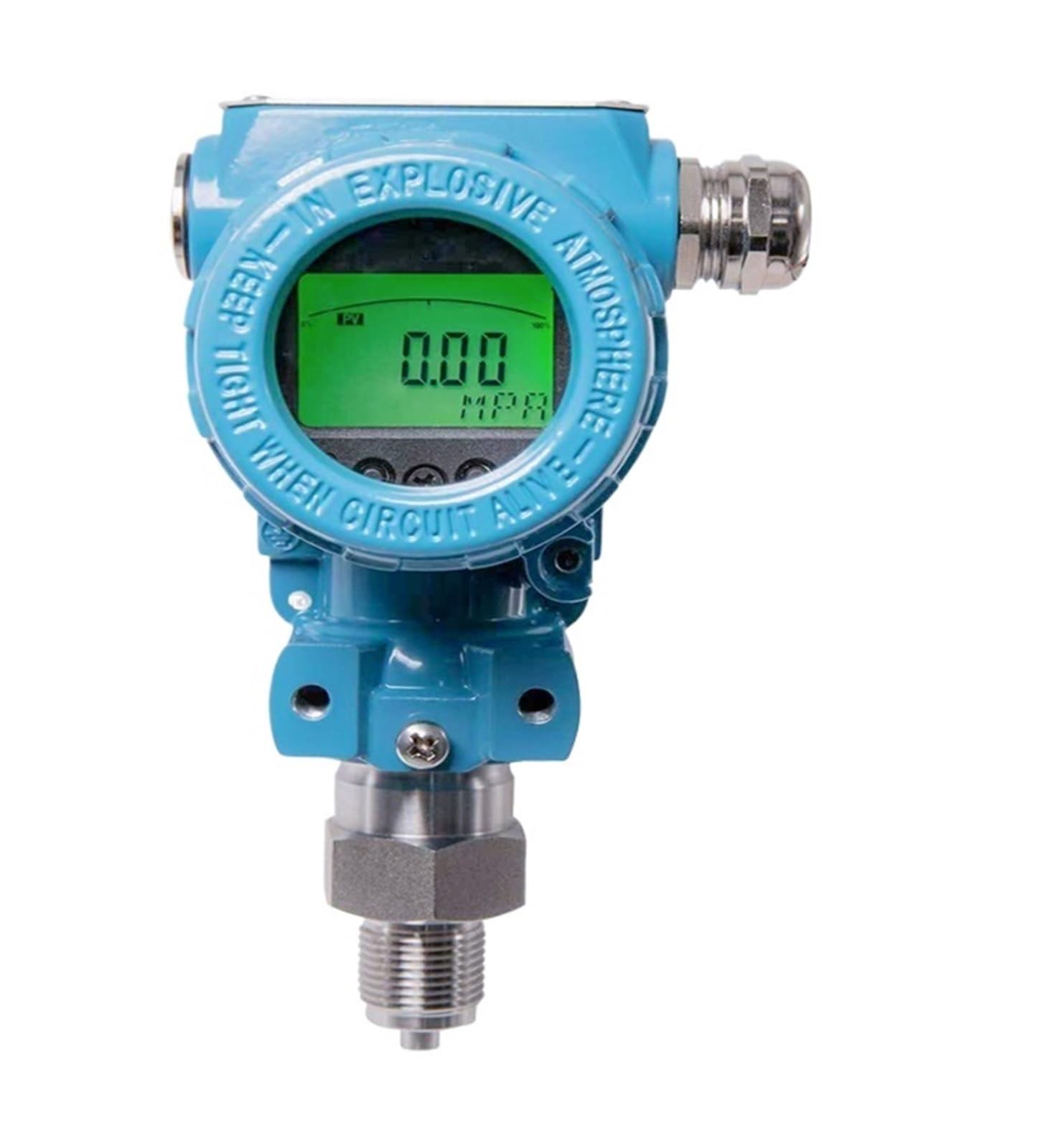 JJKKOZVQF 2088 Pressure Transmitter -0.1Mpa-0-100Mpa Input 4-20mA Output pressure device Oil Water Gas Liquid Air Pressure Transducer(RS485 G1-4)