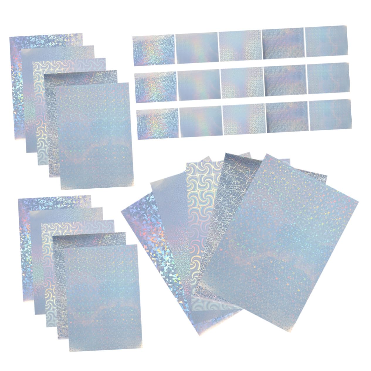 Film holographique autocollant PET plastification à froid feuilles protection