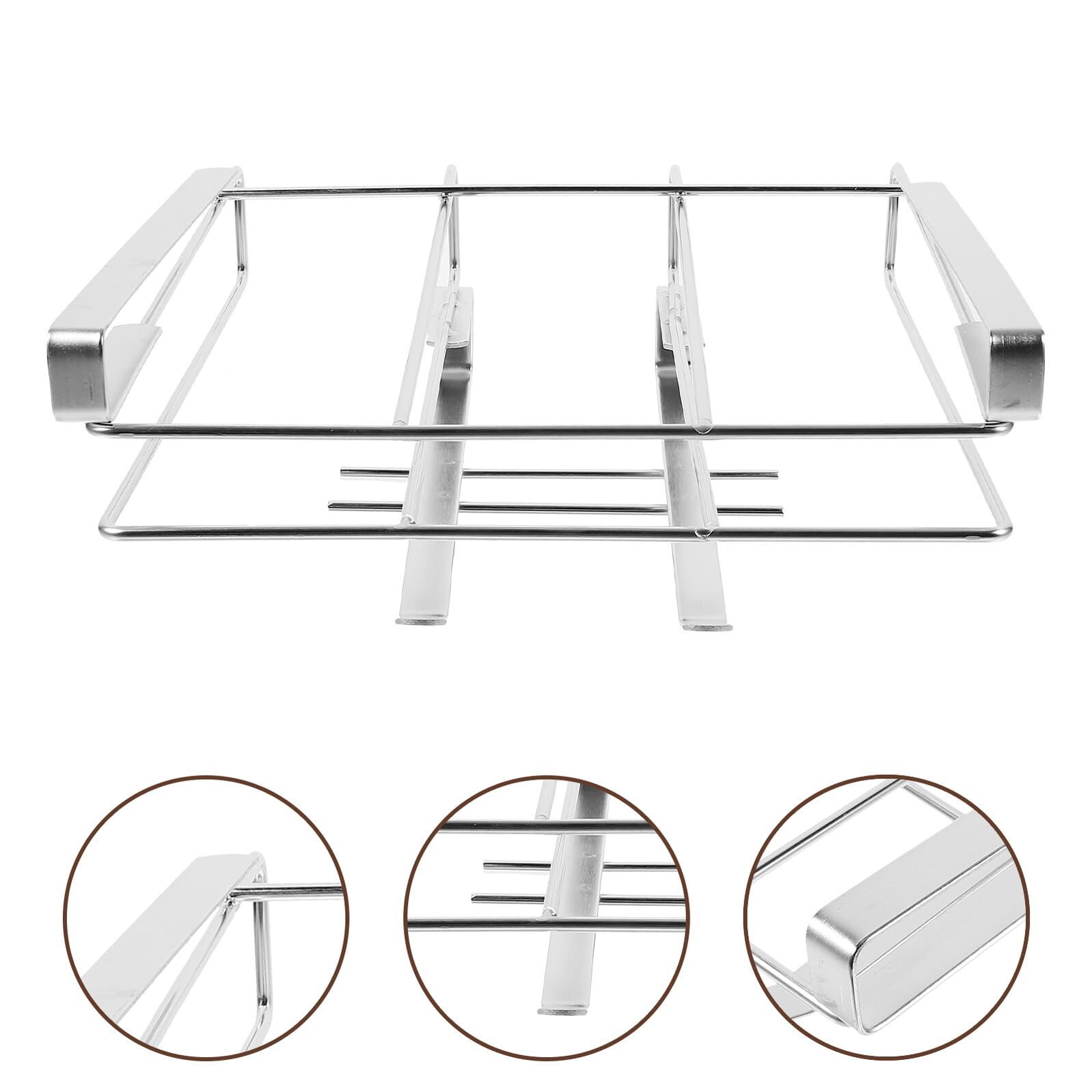 Schneidebrettständer Effizienten Organisation mit Küche Edelstahl für Küchenschrank und Einfachem Zugriff Platzsparendem Design zur Silber in