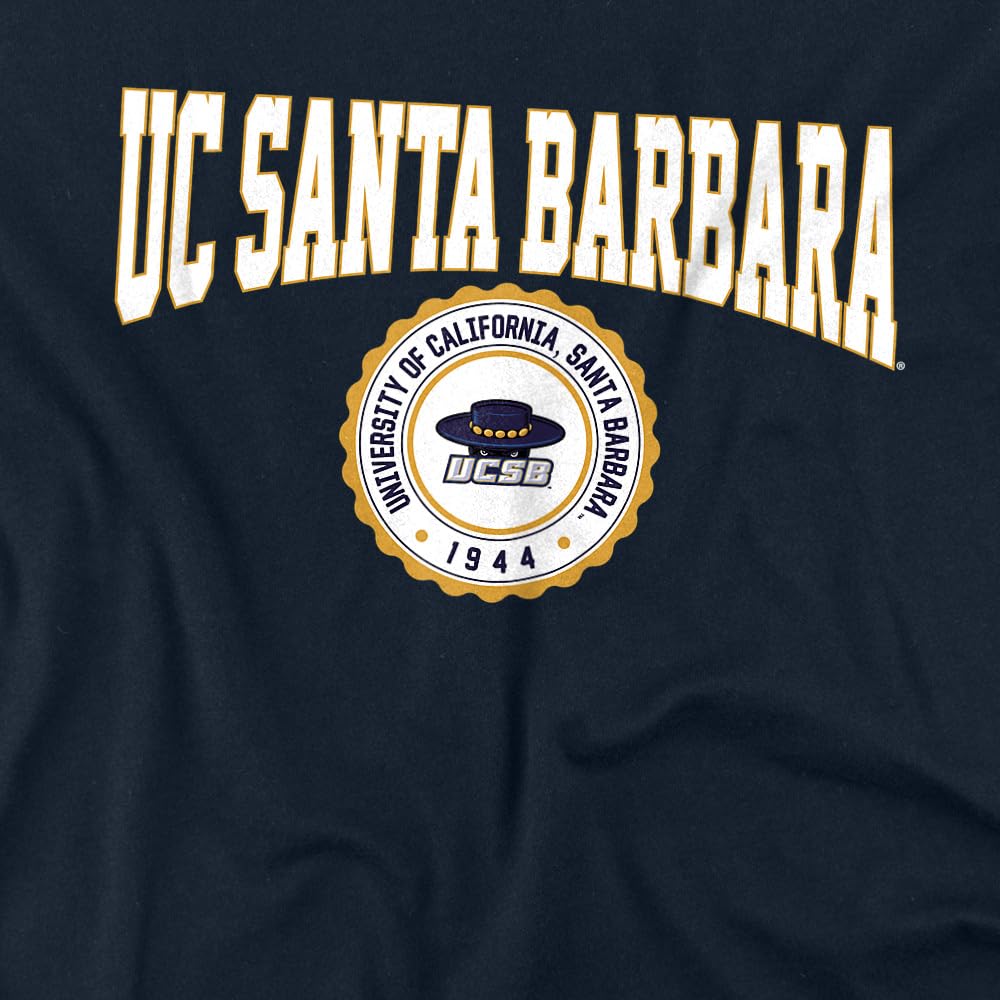 LOGOVISION University of California, Santa Barbara Collegiate Seal Kids T Shirt (3) for Toddler Boys and Girls, Navy