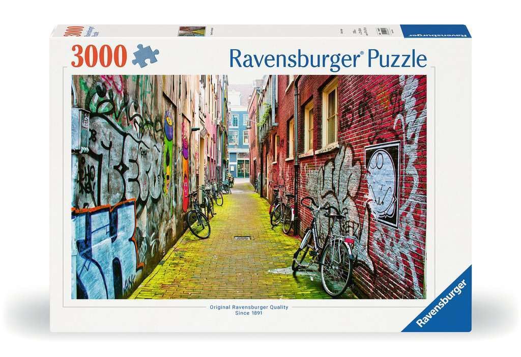 Puzzle 3000 B/N Ámsterdam - Educa - J de juegos
