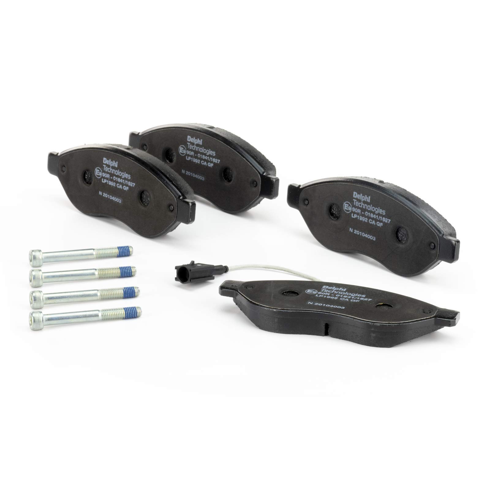 Delphi Kit Pastiglie Freni Anteriore Con Contatto Segnalazione Usura Con Accessori LP1992-image