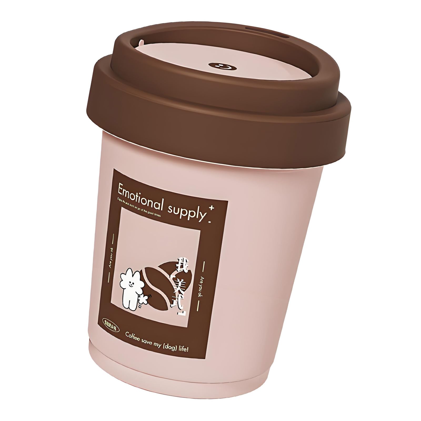 Tsophreniq Space Saving Auto Open Trash Can with Swing Lid Large Capacity Waste Bin Garbage Container for Kitchen Small Space Small Garbage Can