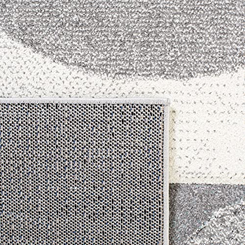 Tapis de chambre moderne bleu et gris 122x183 cm - 7