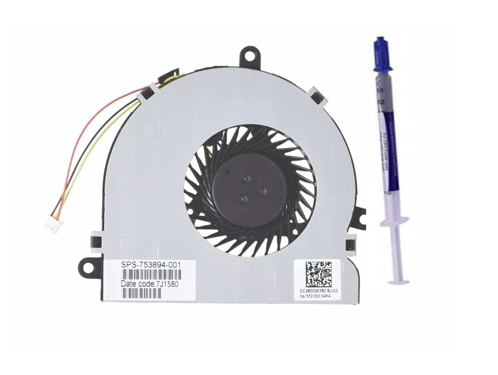 High- Quality Replacement Internal CPU Cooling Fan for HP Laptop 15R 15-R 15G 15-G 15S 15-S 250G3 14R 240G3 (3 PIN) Comes with High quality (Thermal paste)-image-6