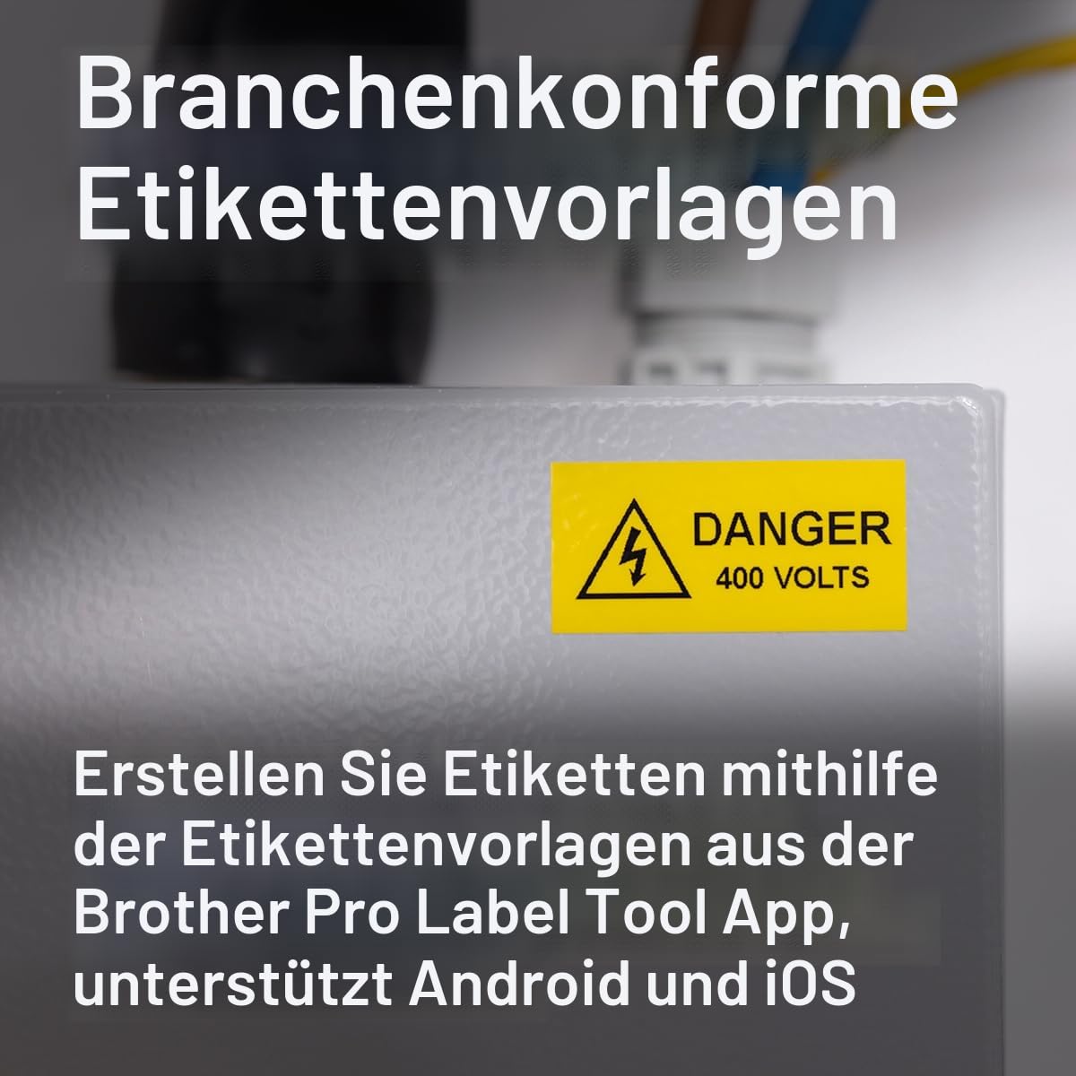 Brother P-Touch Cube Pro PT-E720BT Beschriftungsgerät, 24 mm | Industriell, Elektro- und Netzwerkinstallation, Pro Label Tool App kostenlos