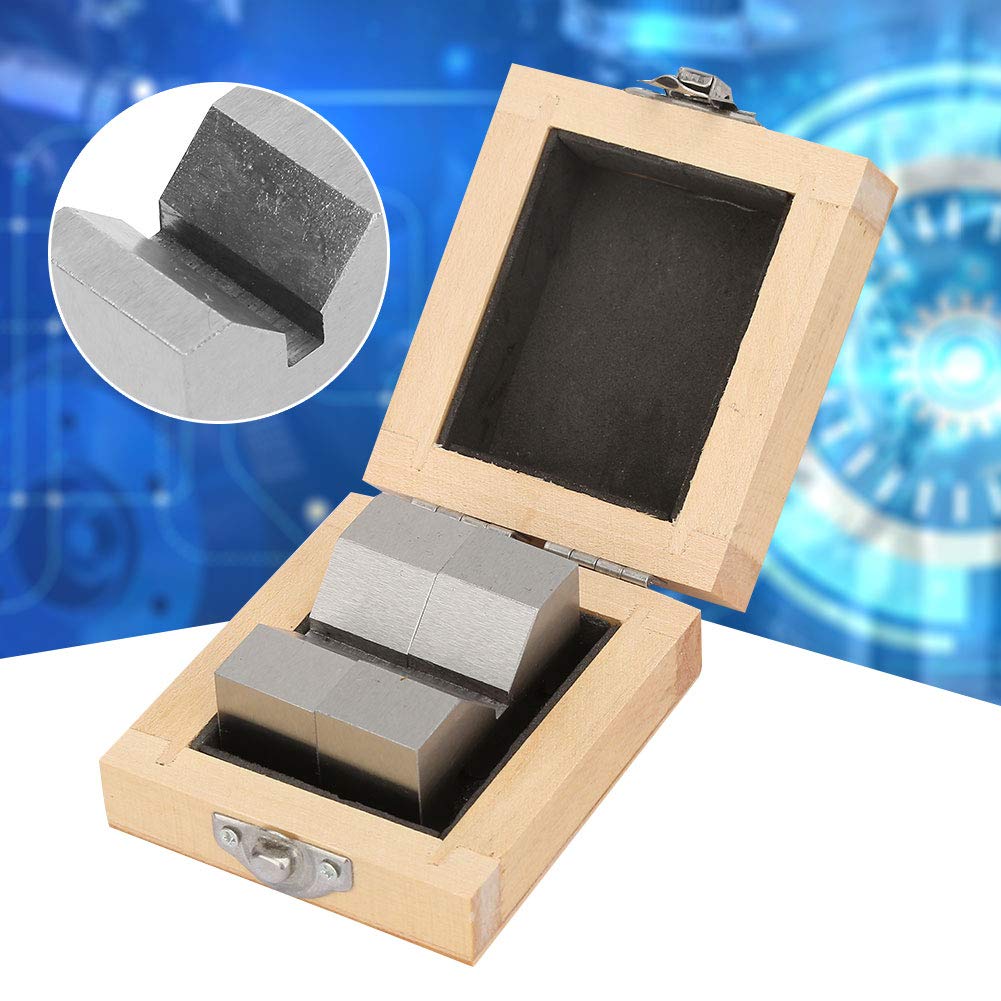 V Blocks V Blocks Machinist Set, High Accuracy Carbon Steel M Type V-Block 50mm for Platform