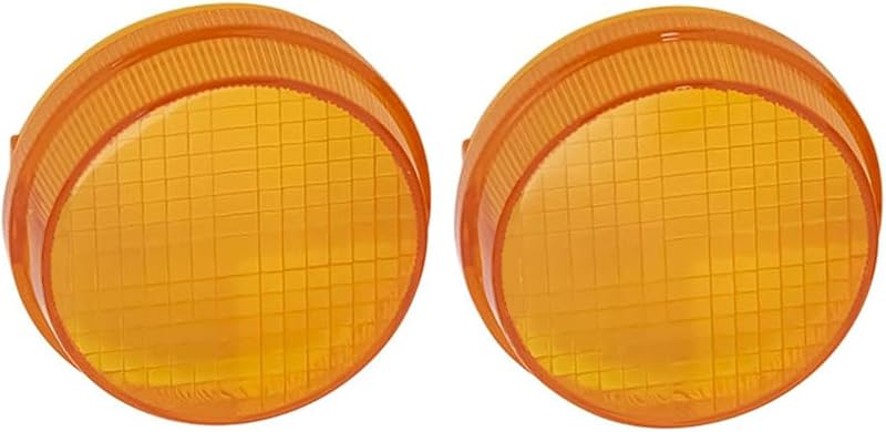 2pcs Motorcycle Front Rear Turn Signals Light Lens Covers Compatible with 1998-2018 Honda Shadow Phantom Spirit Fury Interstate Metropolitan Valkyrie 1300 600 750 VT400 VT750 VT1300