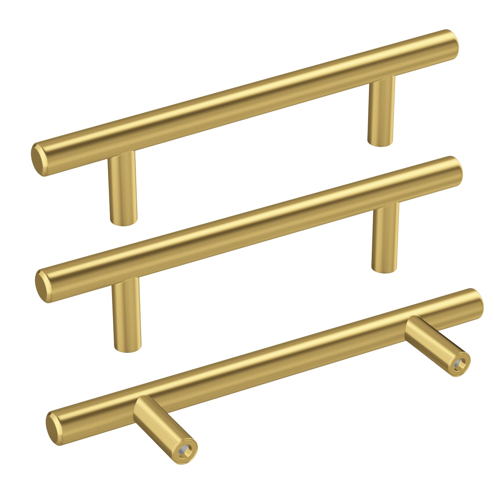 Haidms 20 Pack 3 Inch Gold Cabinet Handles Brass Kitchen Pulls — Amazon image 9